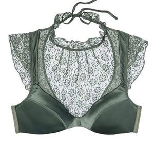 Victorias Secret Satin High Neck Bra Bralette 102